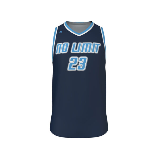 No Limit Reverse Basketball Jersey Thumbnail